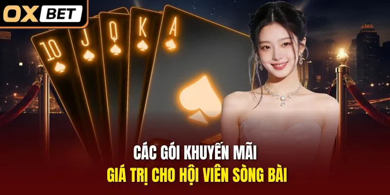 Các gói khuyến mãi giá trị cho hội viên sòng bài